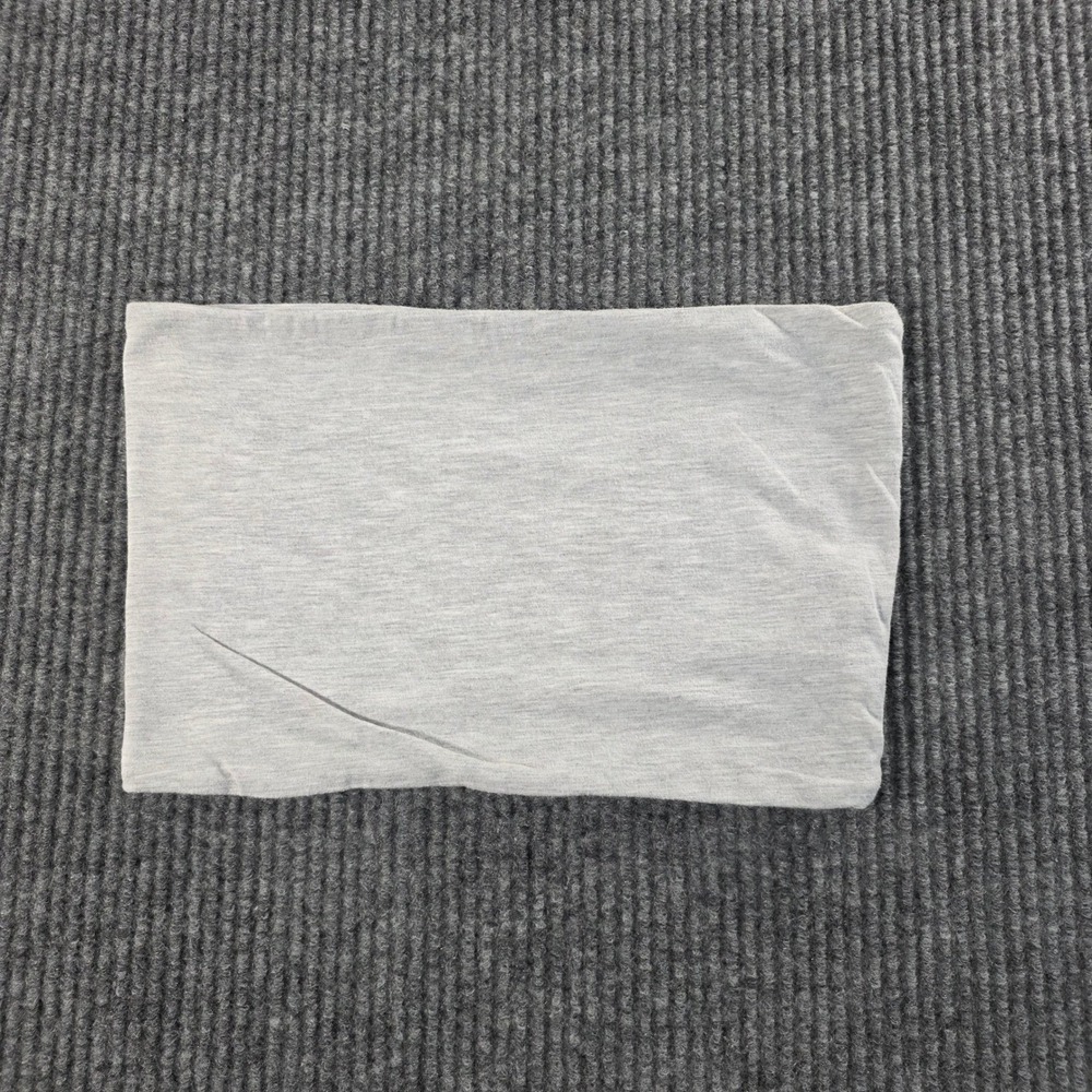 Topshop Womens Grey Heather Strapless Tube Top Size US 4 UK 8 Jersey Stretch
